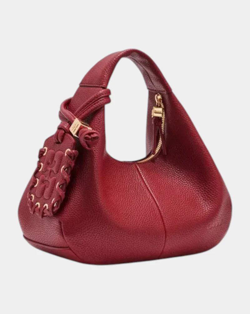 Bolso Ganni Hobo Mini Grained - Image 2