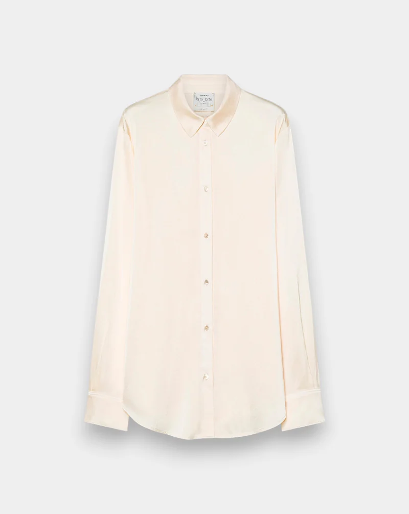 Camisa Forte Forte Essential Heavy Stretch Silk Satin