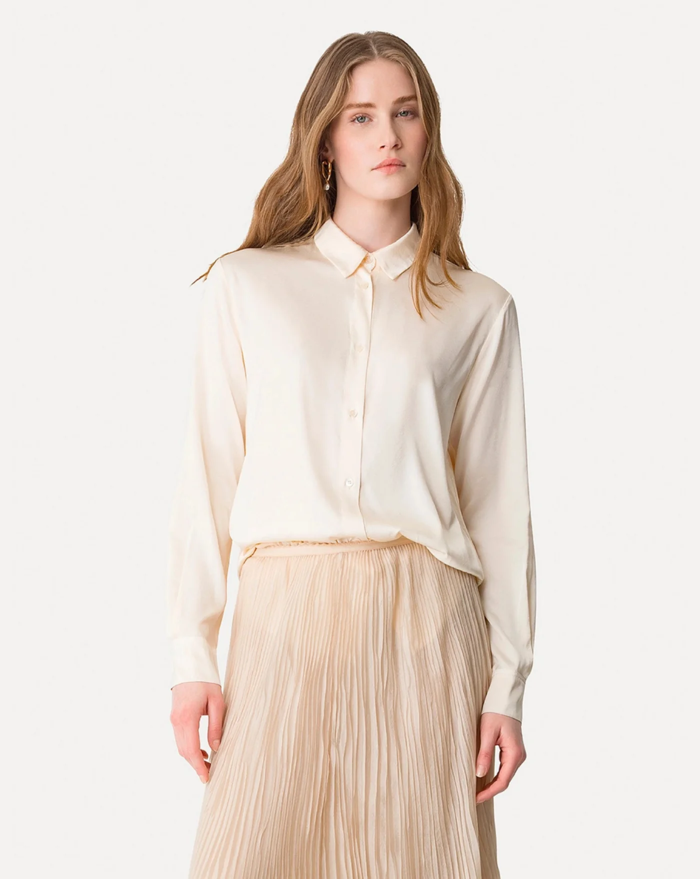 Camisa Forte Forte Essential Heavy Stretch Silk Satin - Image 2