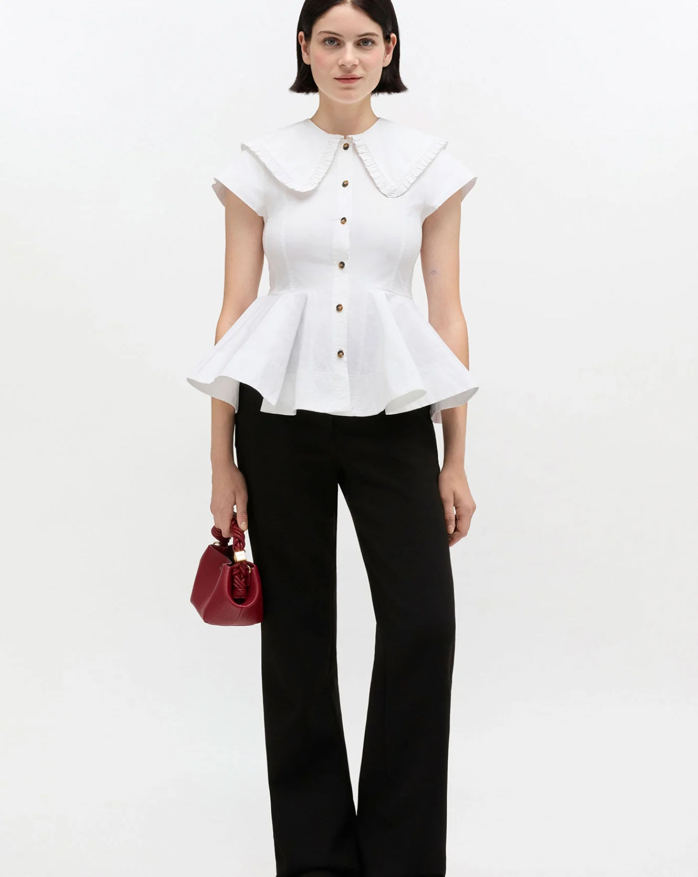 Camisa Ganni Collar Shirt - Image 4