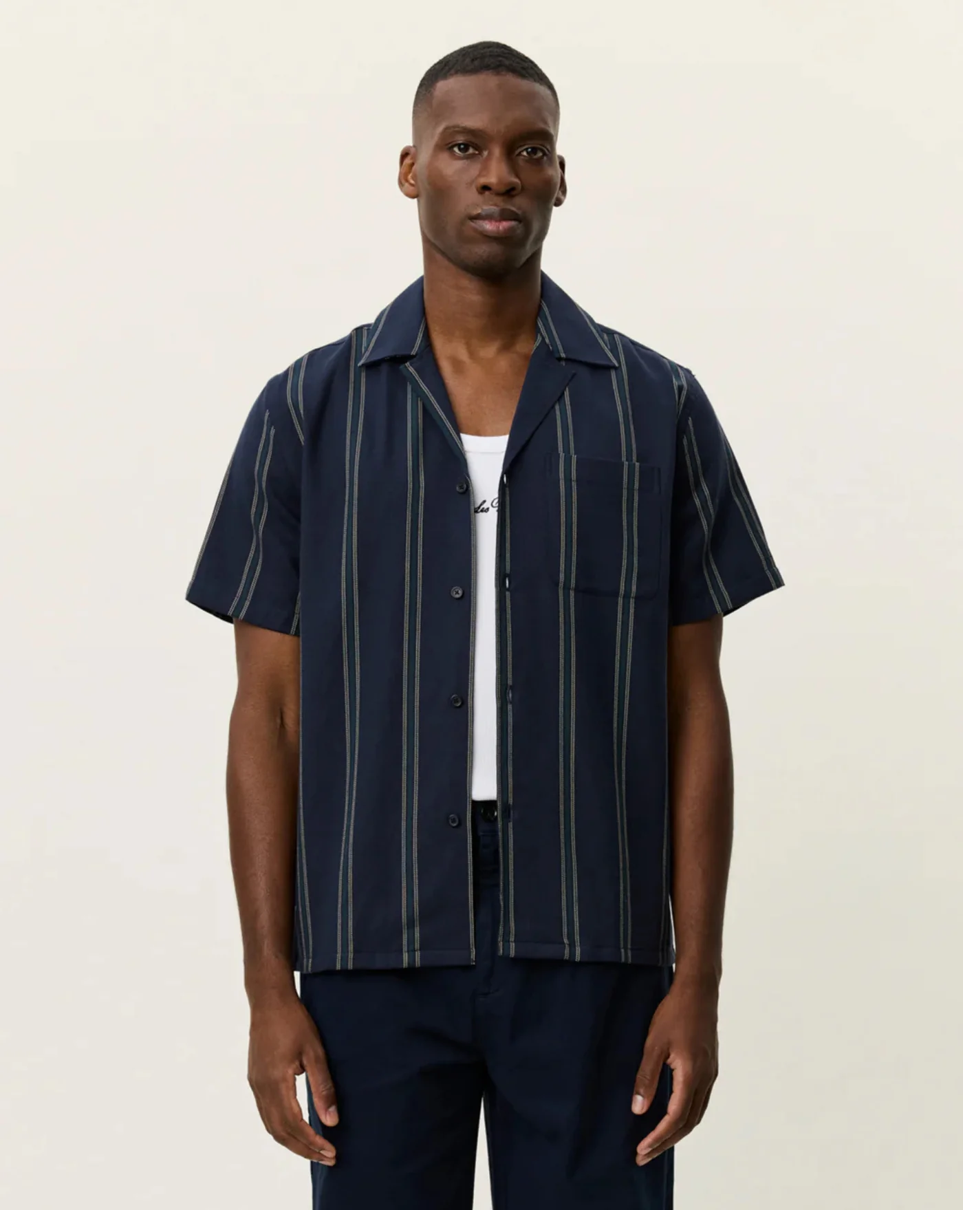 Camisa Les Deux Lawson Stripe SS Shirt - Image 3