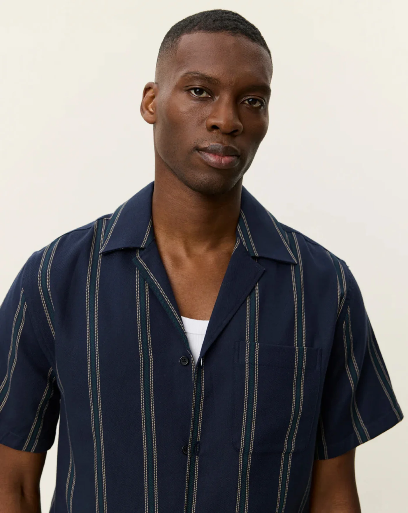 Camisa Les Deux Lawson Stripe SS Shirt - Image 5