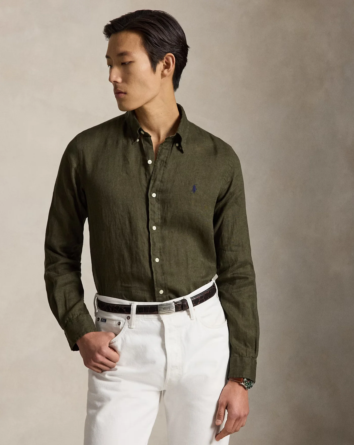 Camisa Polo Ralph Lauren Linen - Image 4