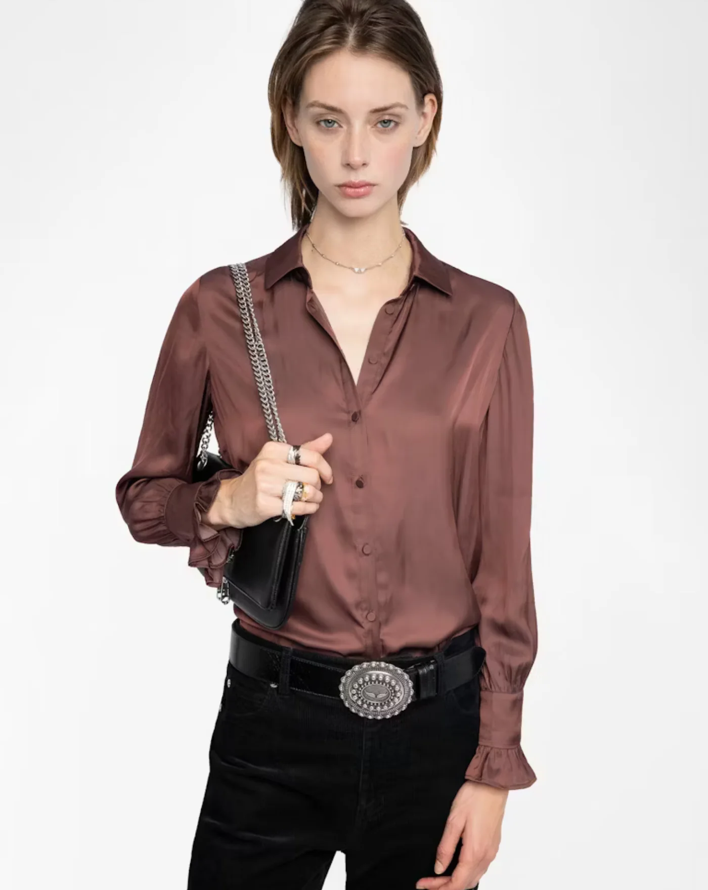 Camisa Zadig & Voltaire Thely Satin - Image 4