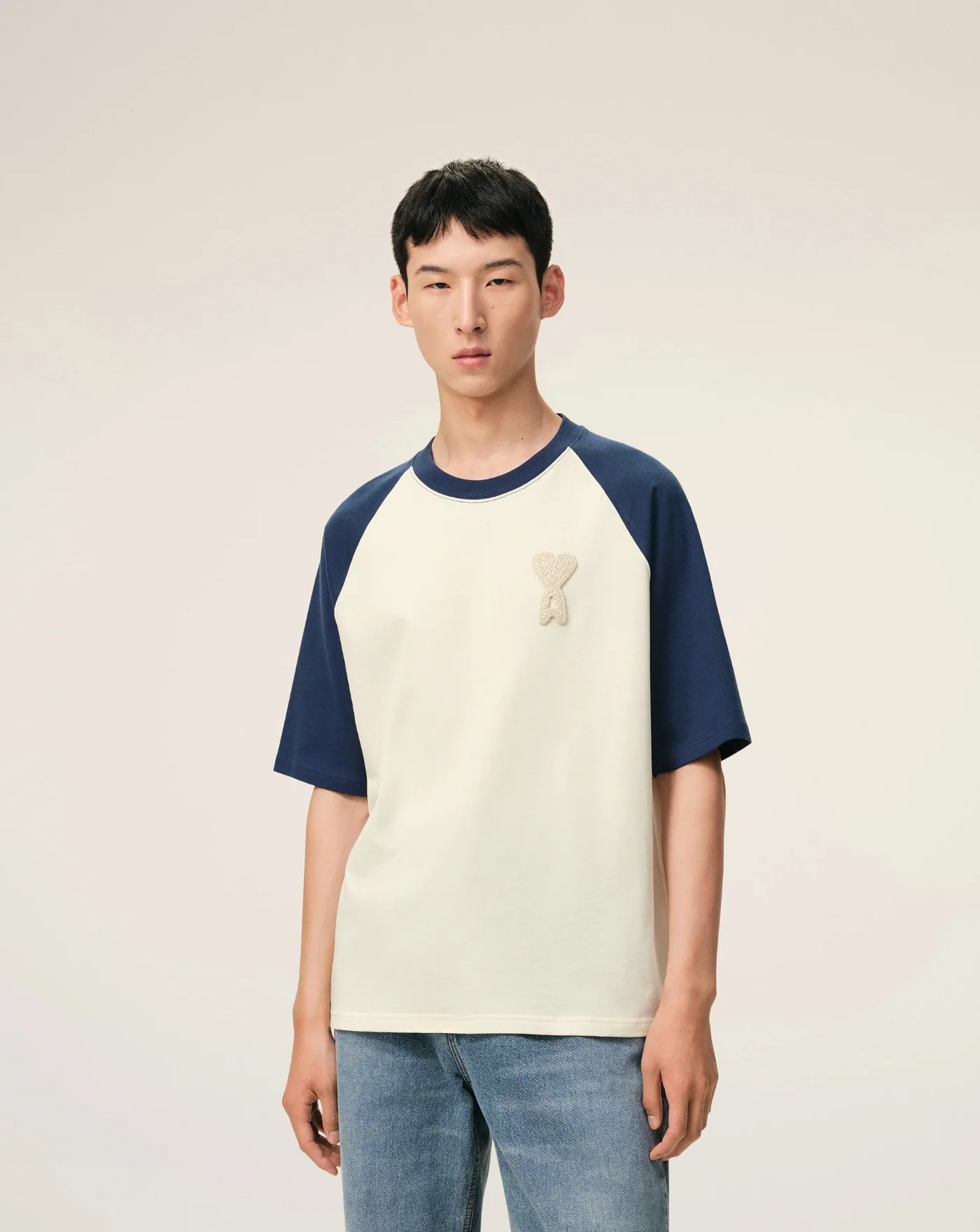 Camiseta Ami Paris Bicolor - Image 4