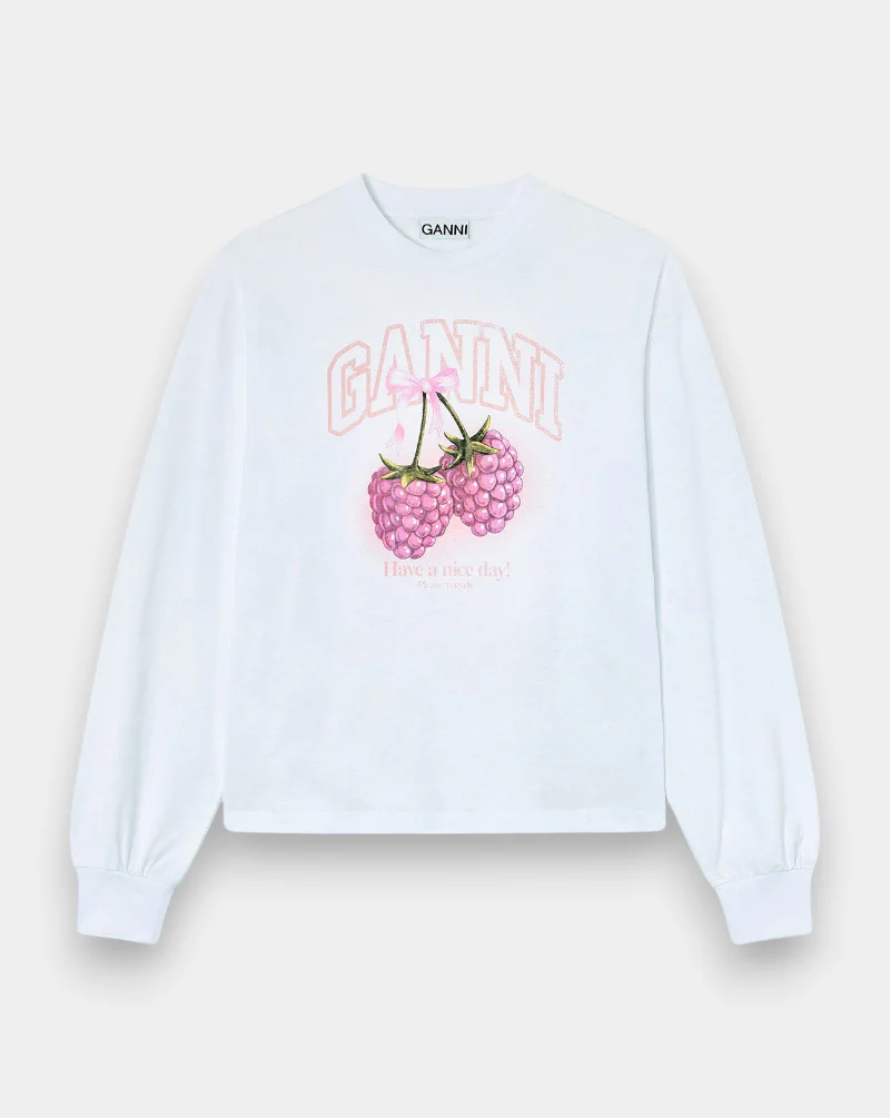 Camiseta Ganni Raspberry