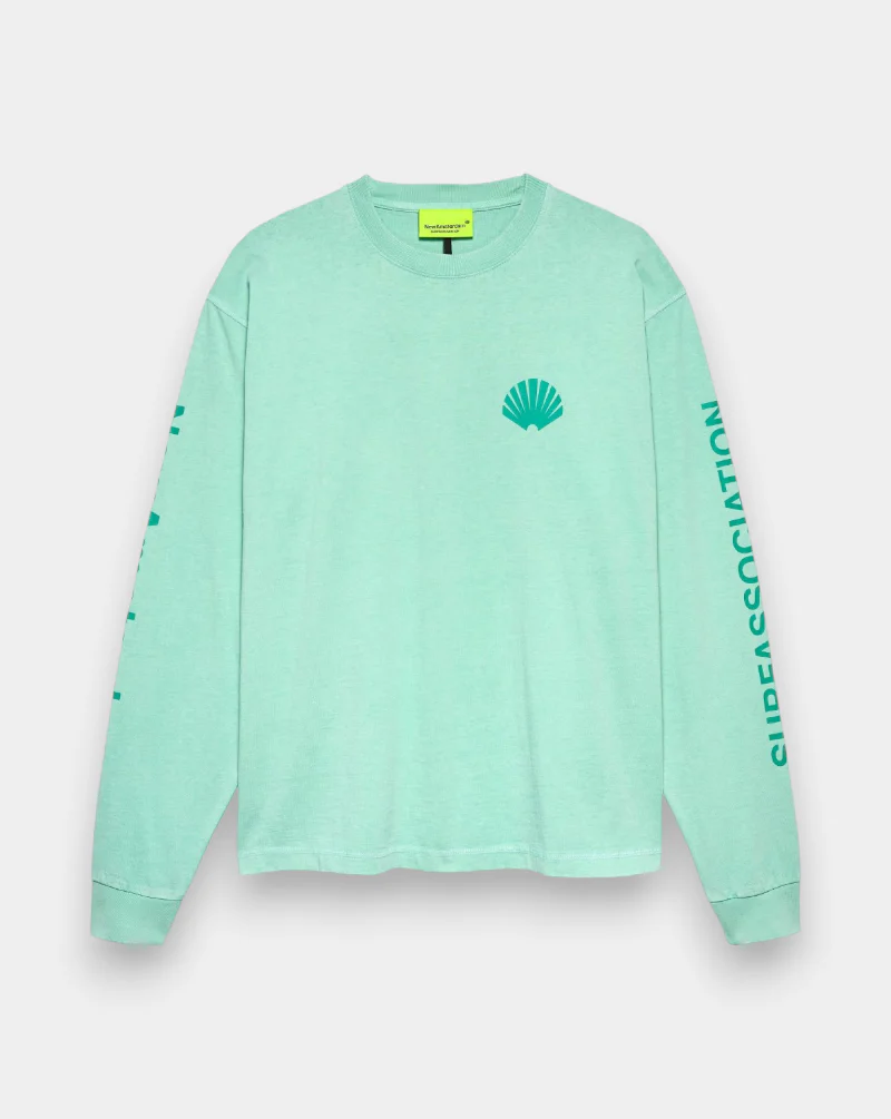 Camiseta New Amsterdam Logo Longsleeve Ocean