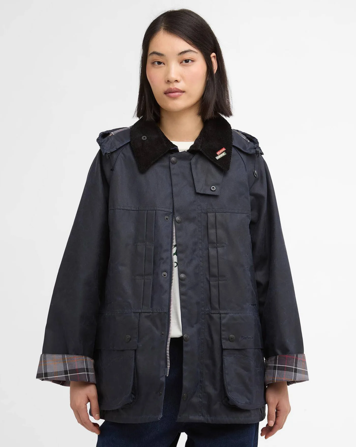 Chaqueta Barbour x Levi's Oversized Bedale Waxed Jacket - Image 3