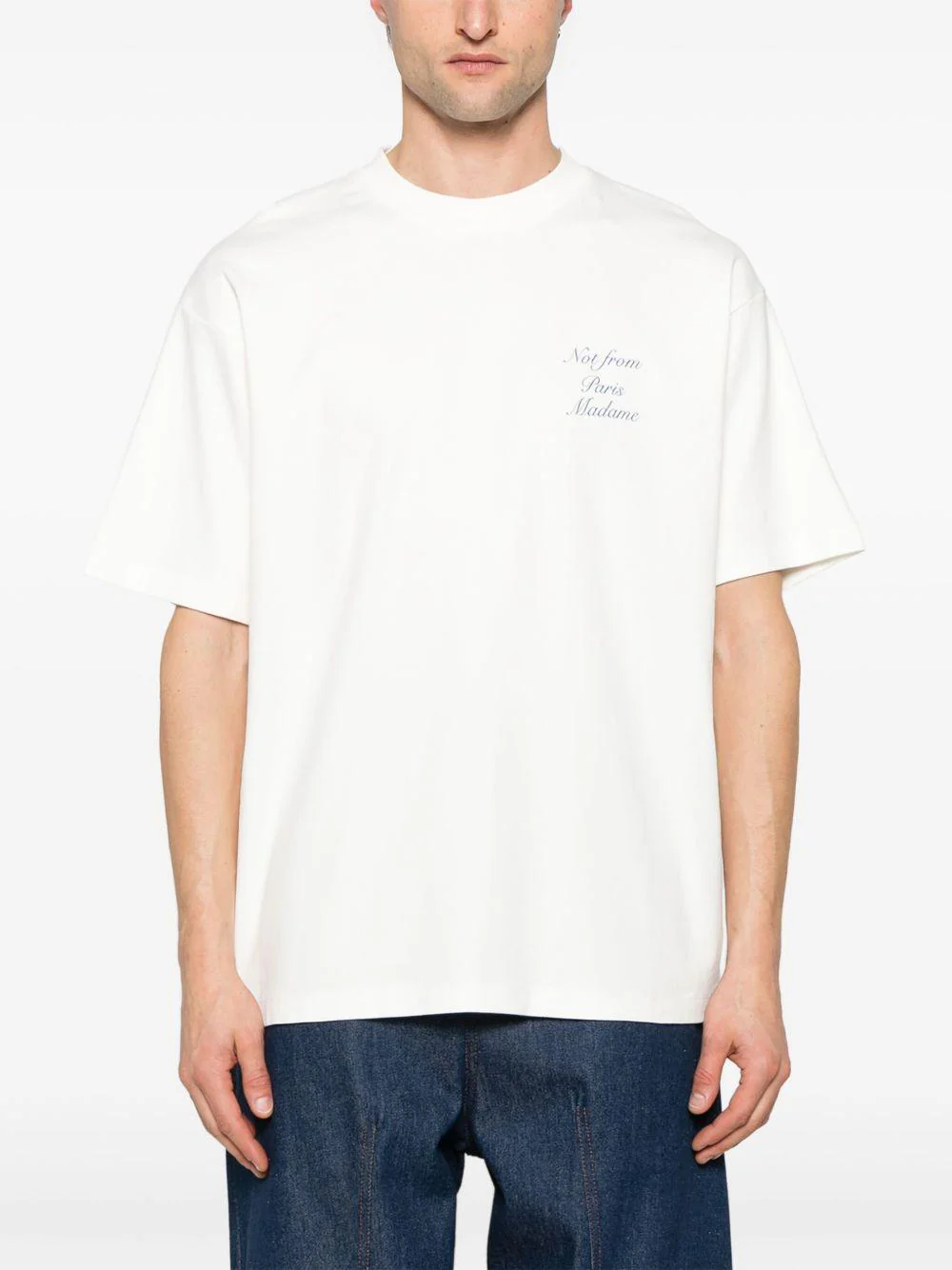 Camiseta Drole de Monsieur Le T-Shirt Slogan Cursive - Image 7