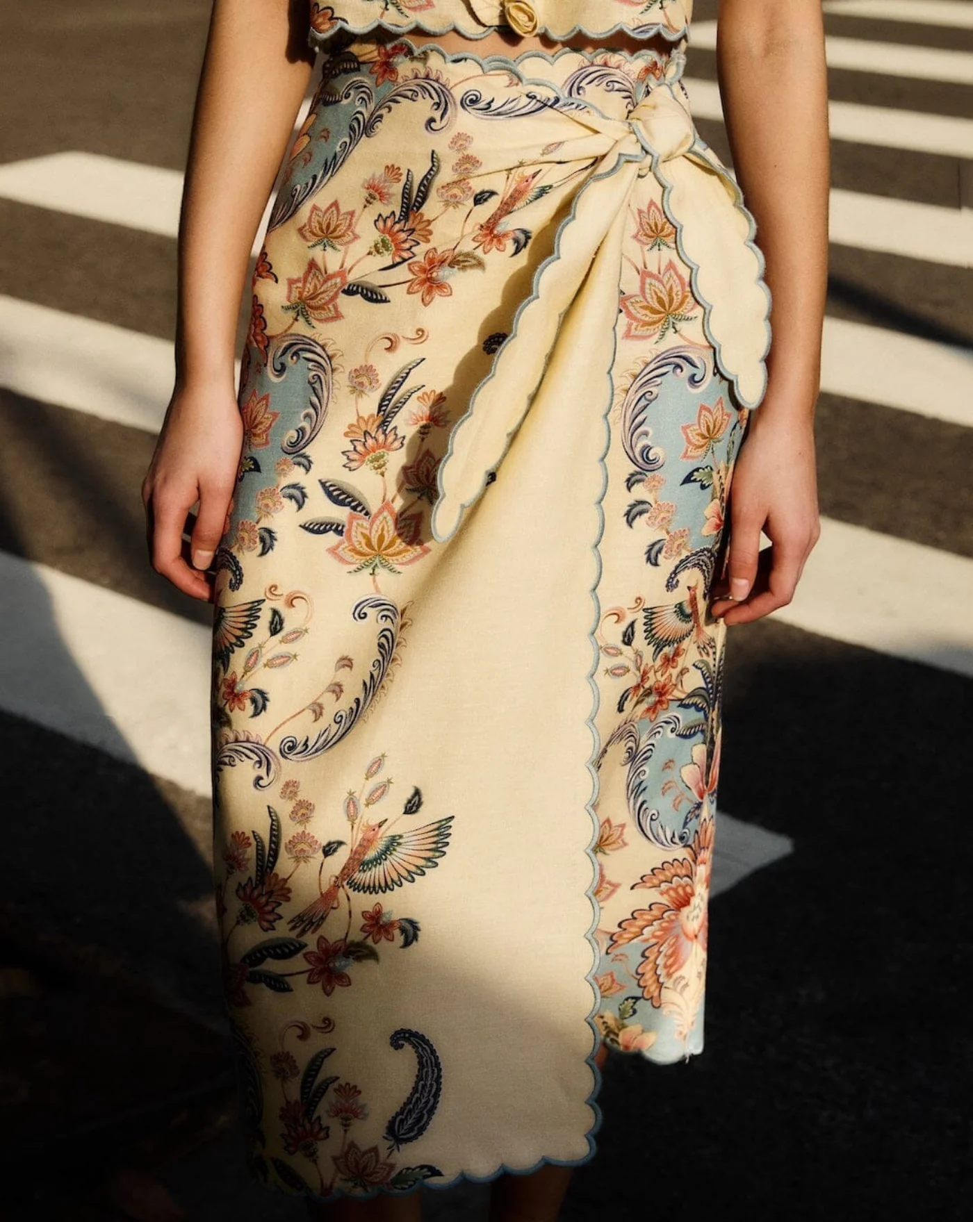 Falda Farm Rio Boho Beauty Butter Midi Skirt - Image 2