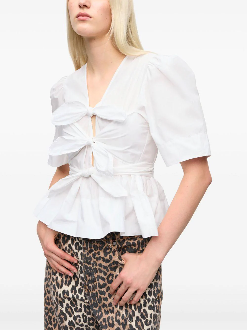 Blusa Ganni Washed Stretch - Image 4