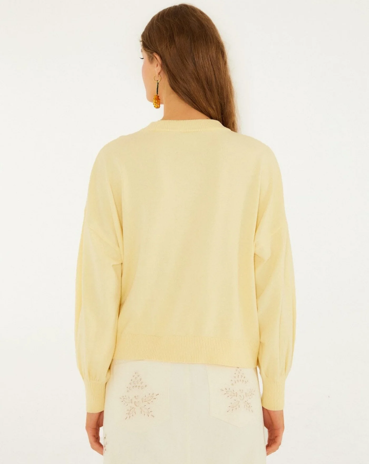 Jersey Farm Rio Birds Bicycle Embroidery Sweater - Image 4