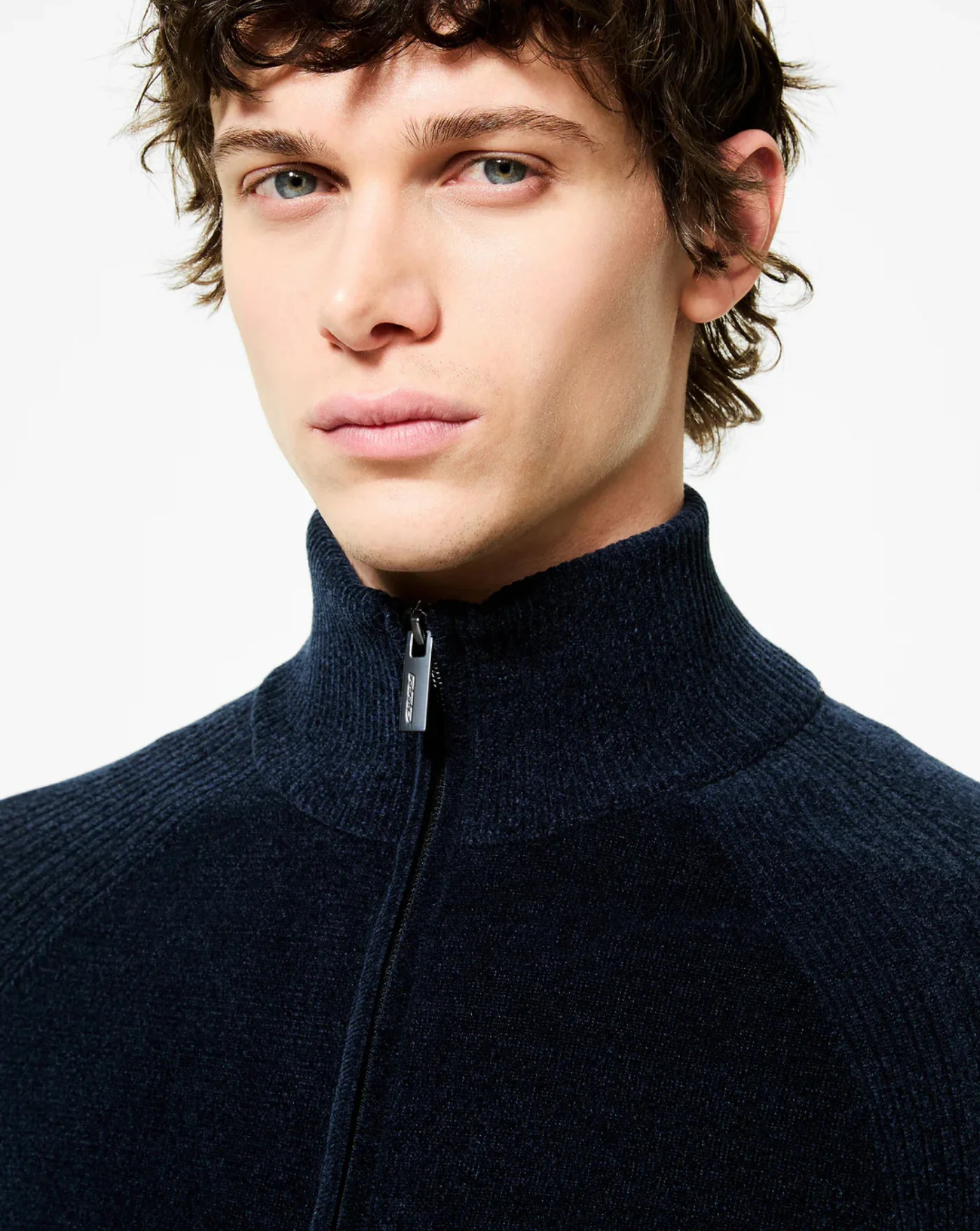 Jersey Rrd Velvet Full Zip Knit - Image 5