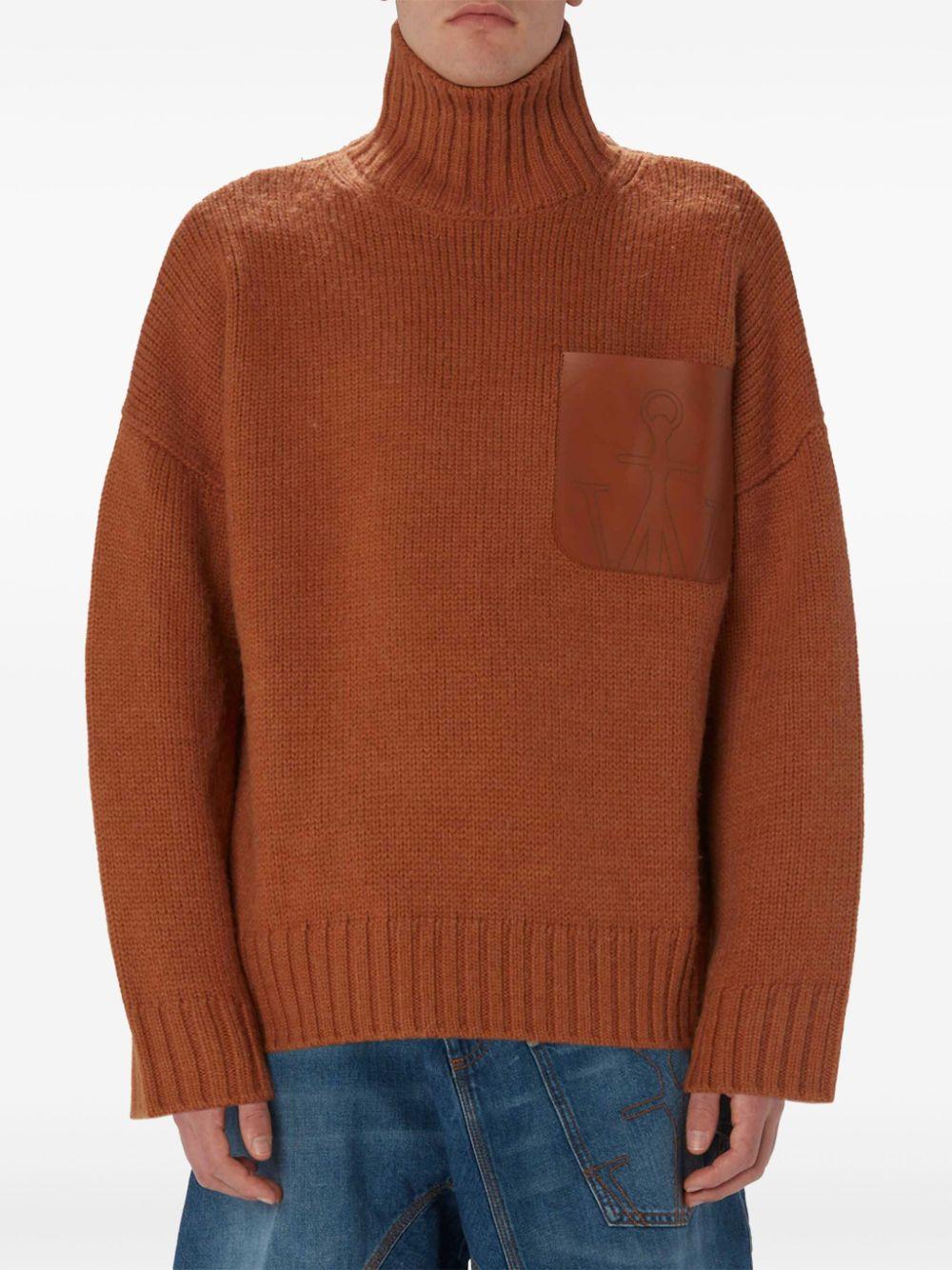 Jersey Jw Anderson Leather Patch Pocket Jumper - Image 7