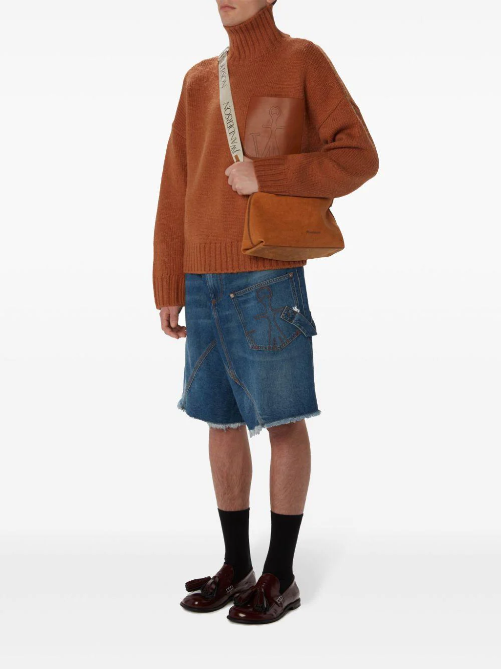 Jersey Jw Anderson Leather Patch Pocket Jumper - Image 8