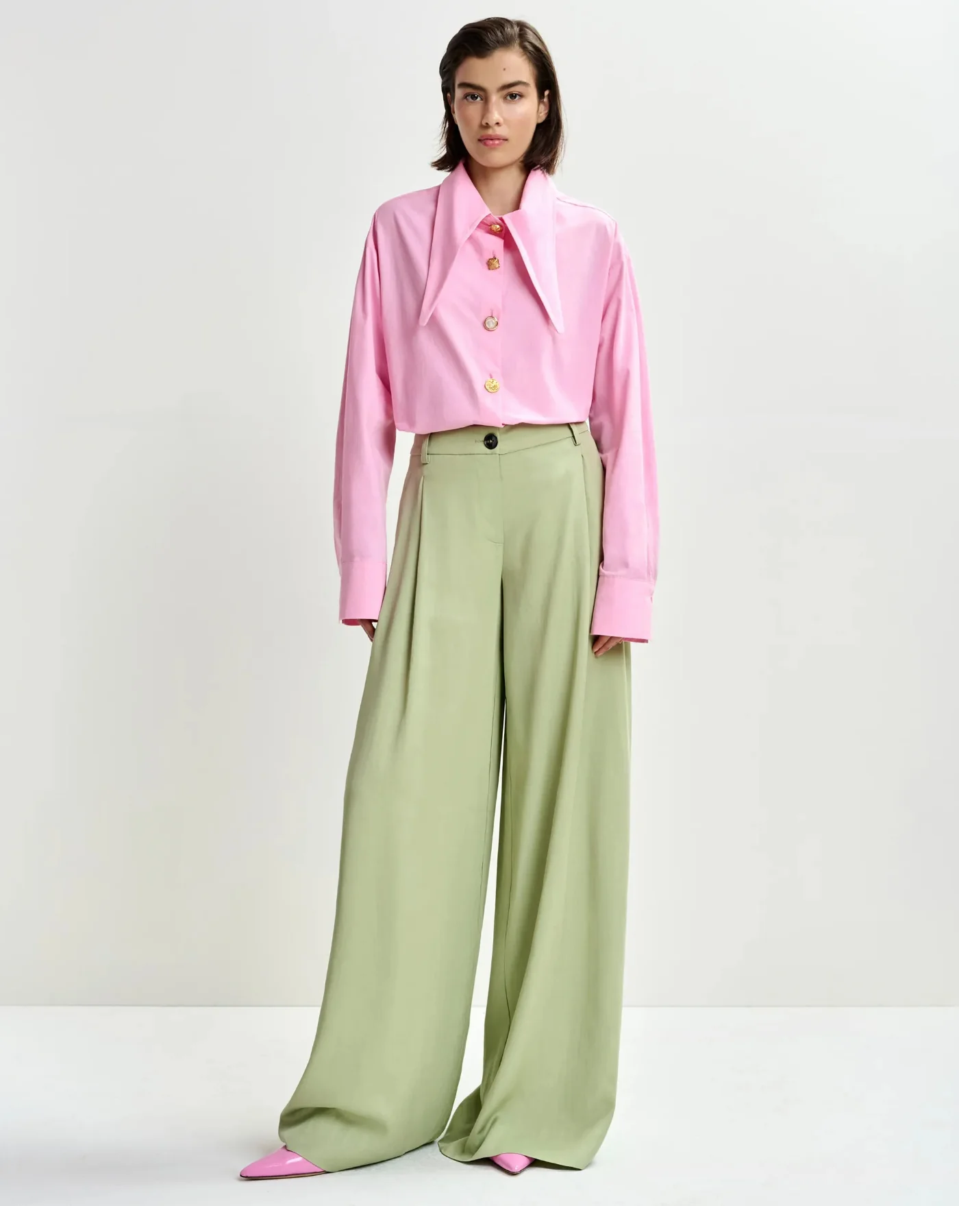 Pantalon Essentiel Antwerp Justicia Wide Leg Pants - Image 2
