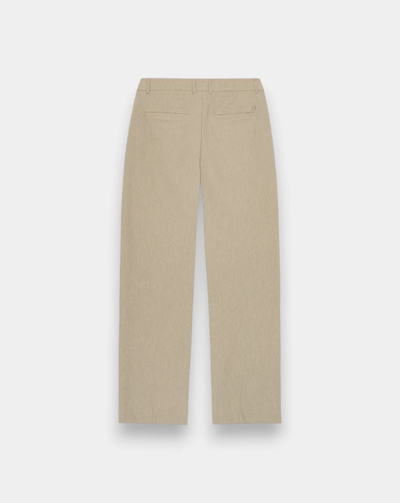 Pantalon Les Deux Reece Pleated Mini Check Pants - Image 2
