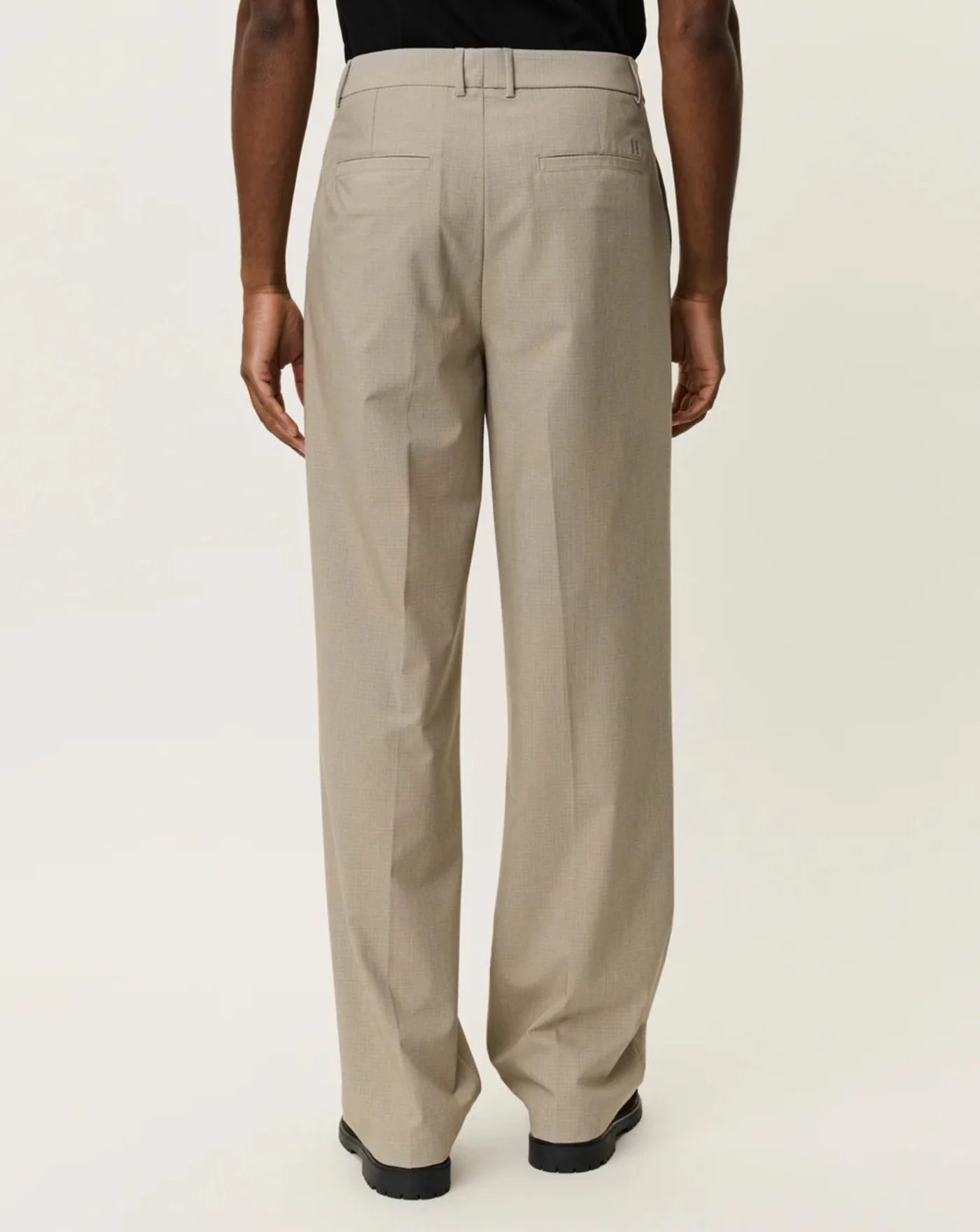 Pantalon Les Deux Reece Pleated Mini Check Pants - Image 4
