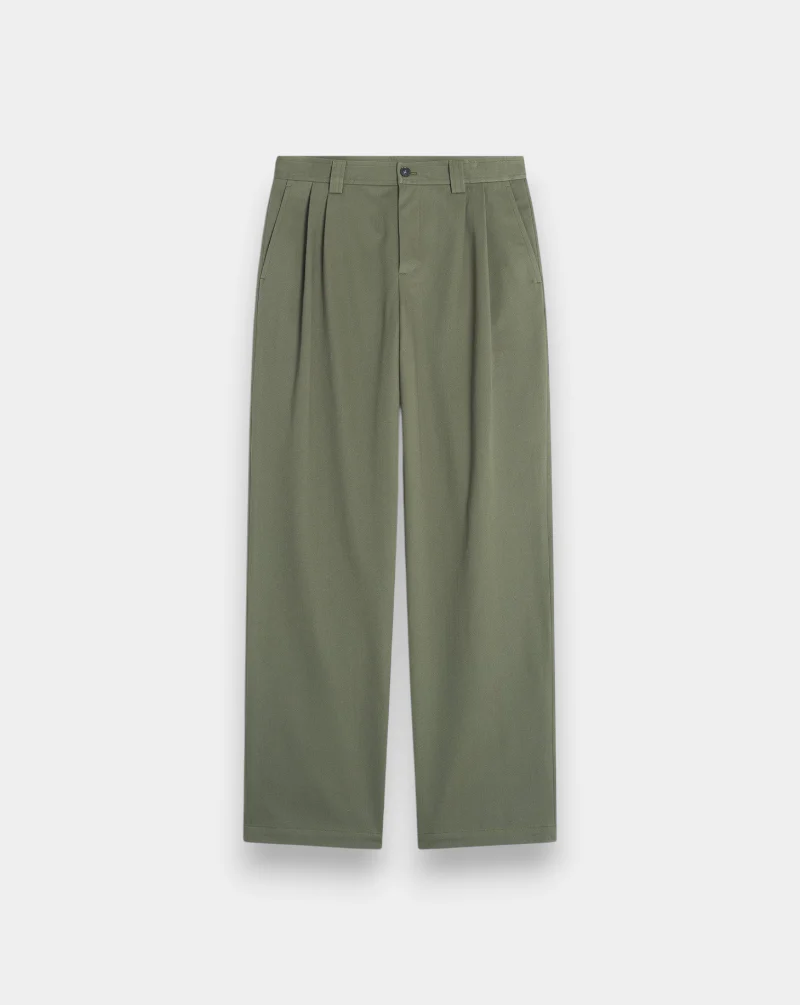 Pantalon Maison Kitsune Relaxed Pleated Pan