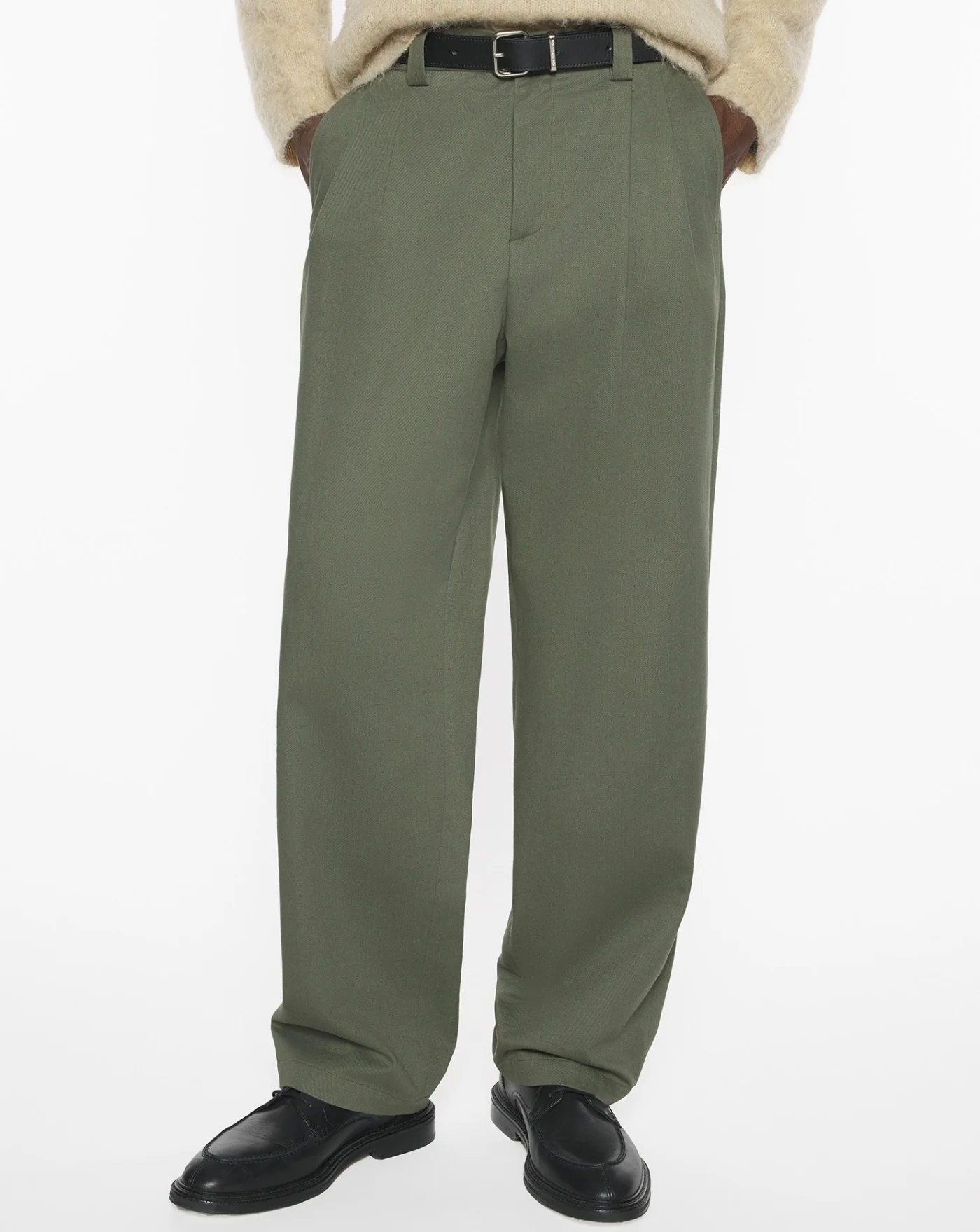 Pantalon Maison Kitsune Relaxed Pleated Pan - Image 3