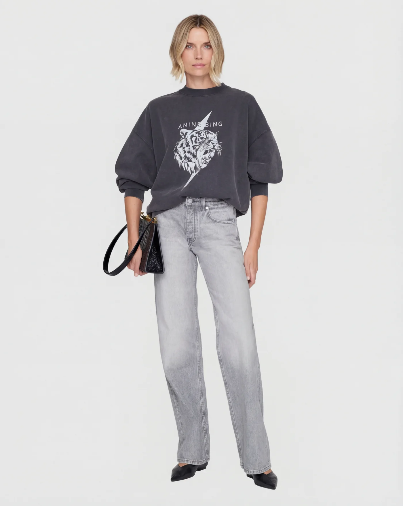 Sudadera Anine Bing Miles Sweatshirt Tiger - Image 2