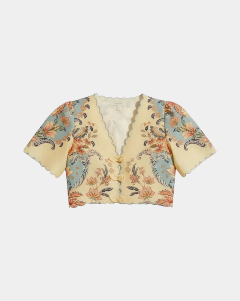 Top Farm Rio Boho Beauty Butter Short Sleeve Top