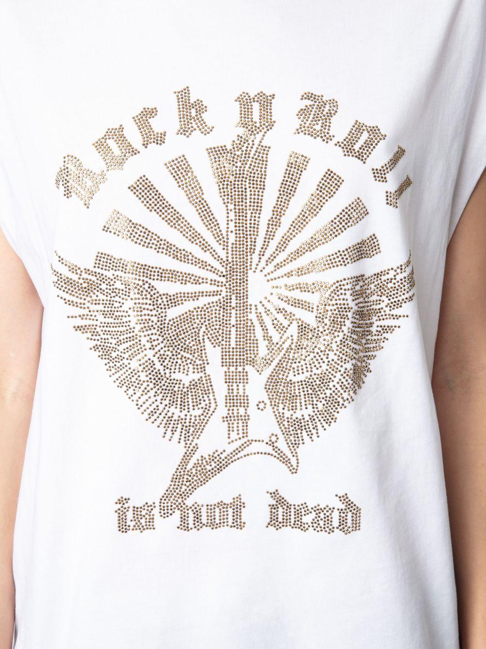 Camiseta Zadig & Voltaire Cloe Hc Guitar Wings Strass - Image 9