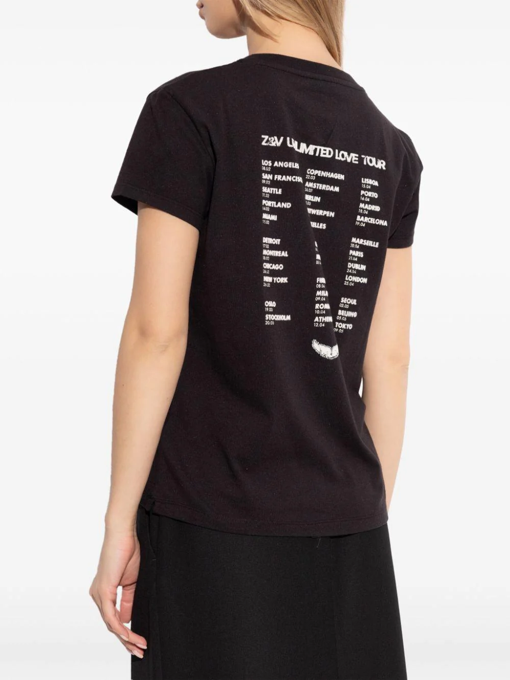 Camiseta Zadig & Voltaire Concert Cherry Love - Image 5