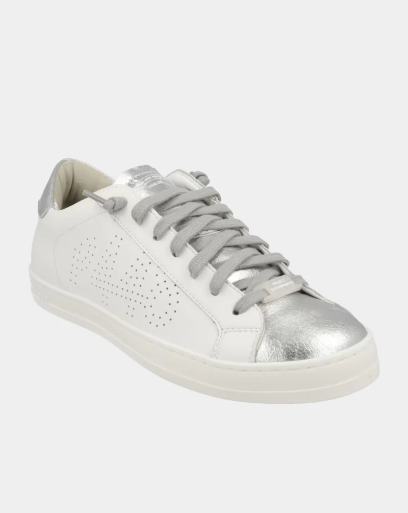 Zapatillas P448 John White Silver - Image 3