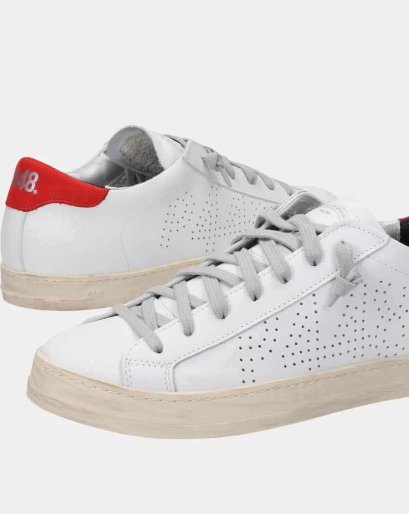 Zapatillas P448 White Red - Image 3