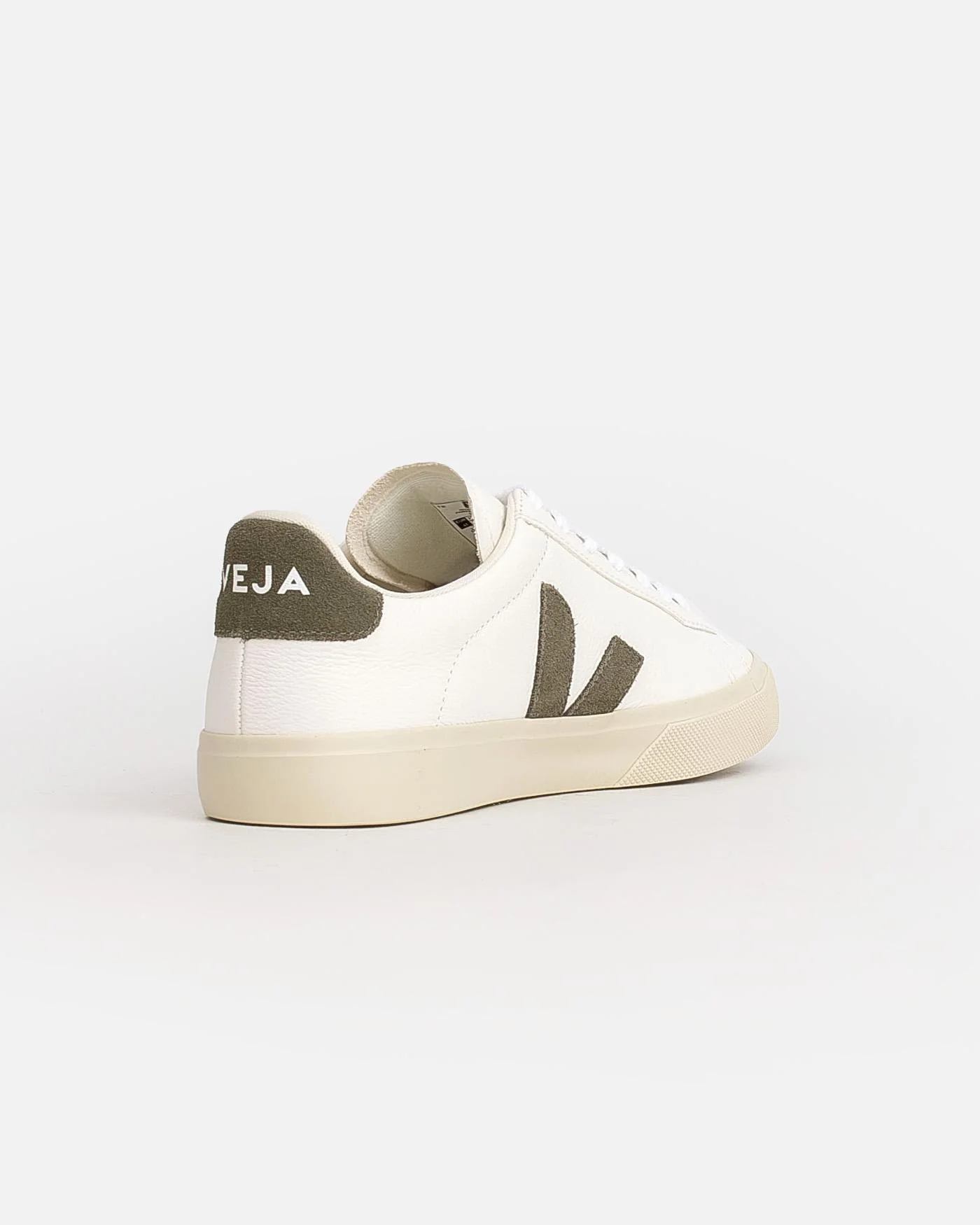 Zapatillas Veja Campo Leather Extra White Kakhi - Image 3