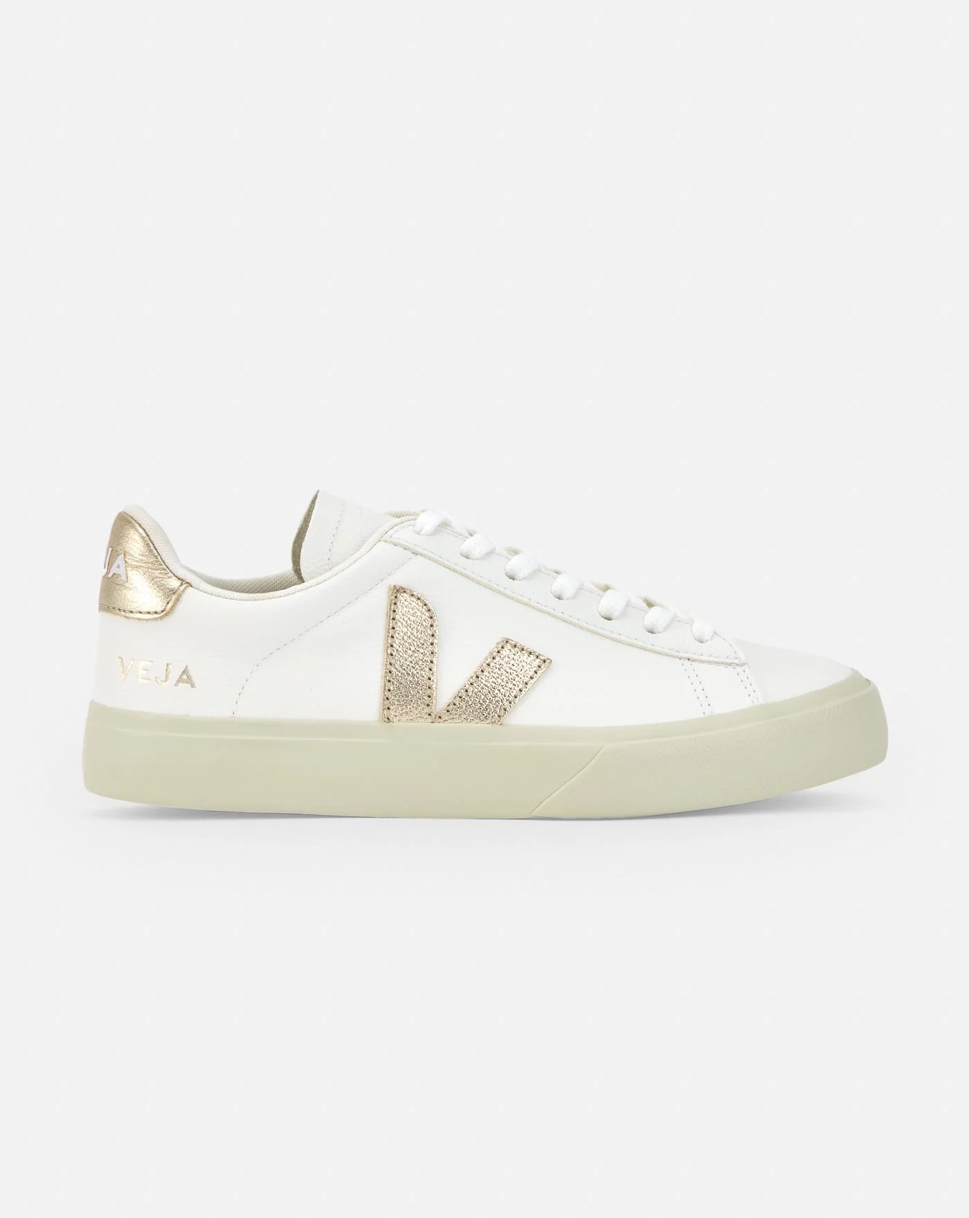 Zapatillas Veja Campo Leather Extra White Platine - Image 2