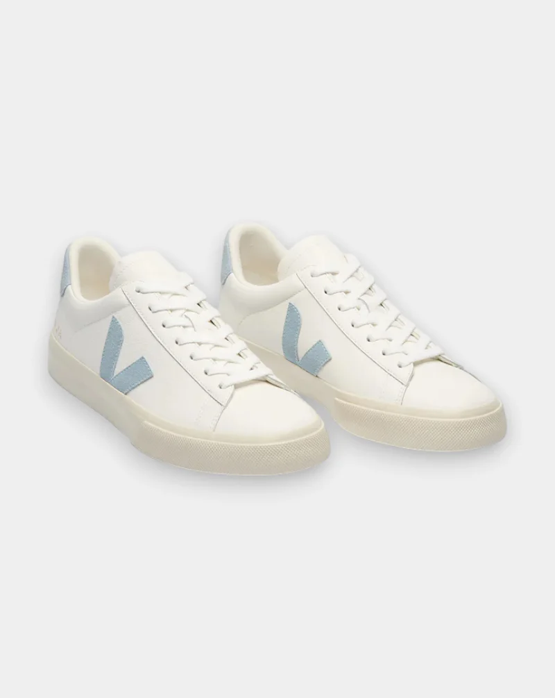 Zapatillas Veja Campo Leather Extra White Steel - Image 2