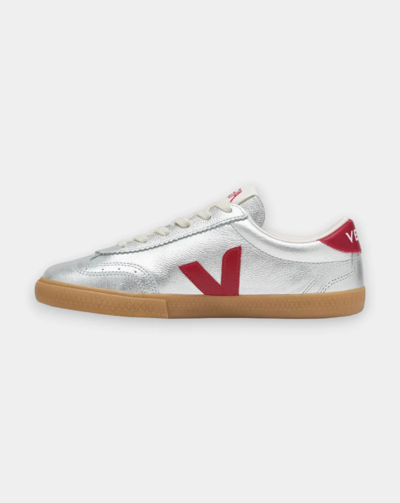 Zapatillas Veja Volley O.T Leather Silver Pepper - Image 2