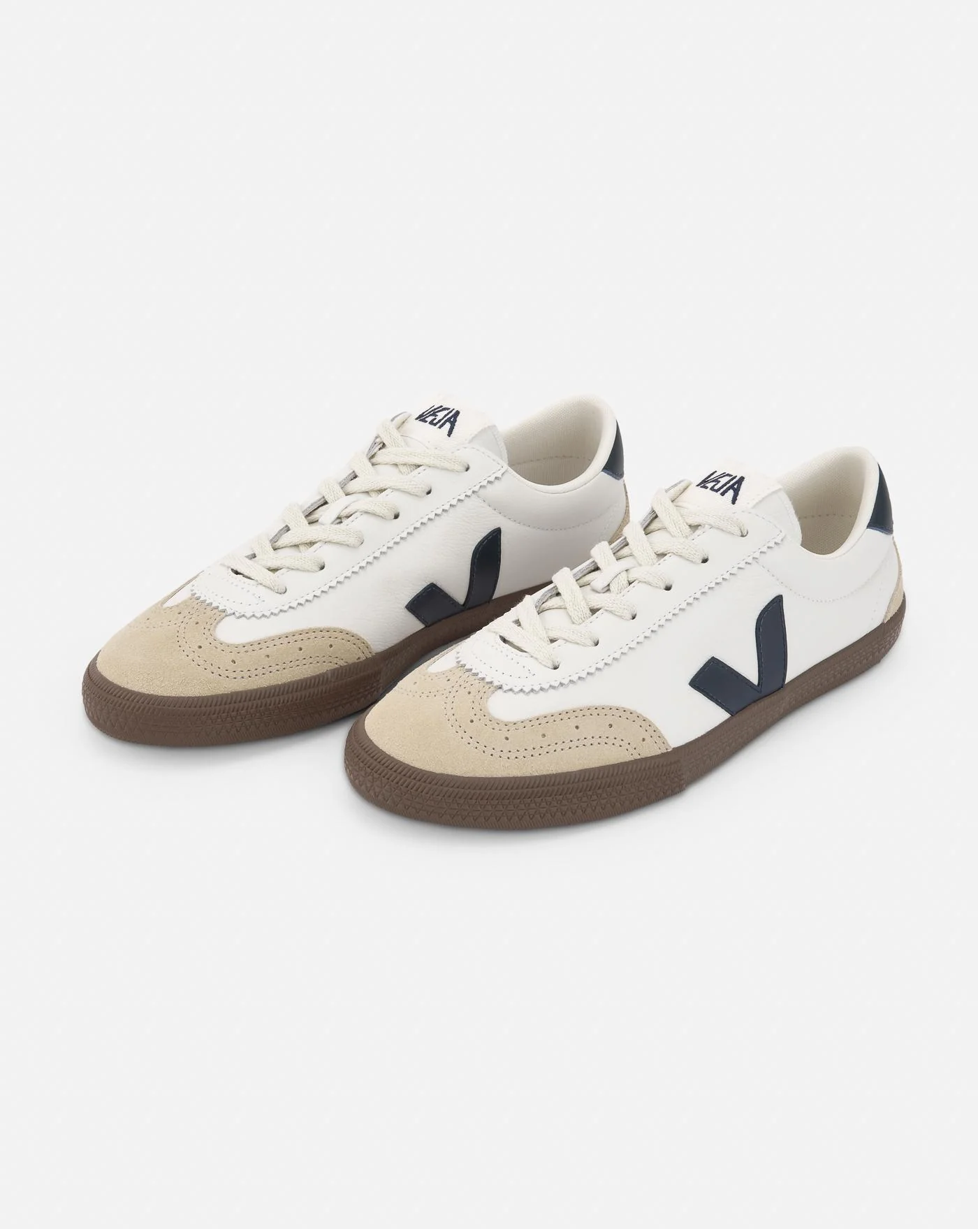 Zapatillas Veja Volley O.T Leather White Nautico Bark - Image 6